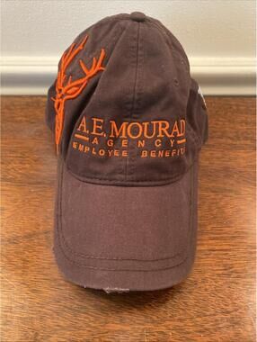 Mens Dri-Duck Authentic Wildlife Series Adjustable Buck Outline Distressed Cap